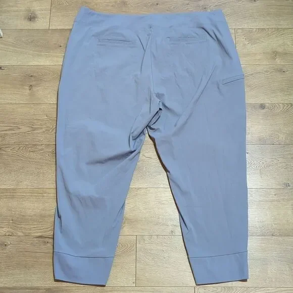 Athleta Trekkie North Jogger Pants Womens Gray Zip Pockets sz 22 - Picture 6 of 8